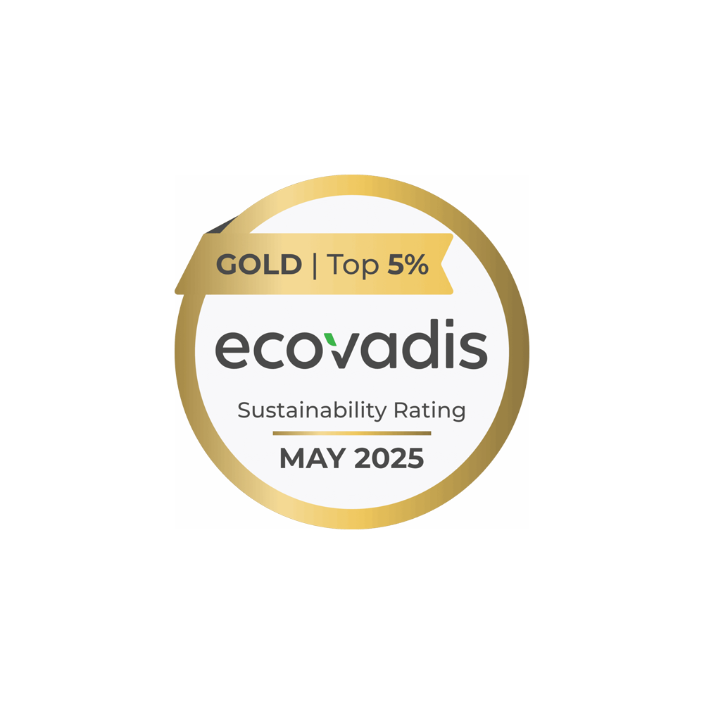 EcoVadis Sustainability Gold 2025