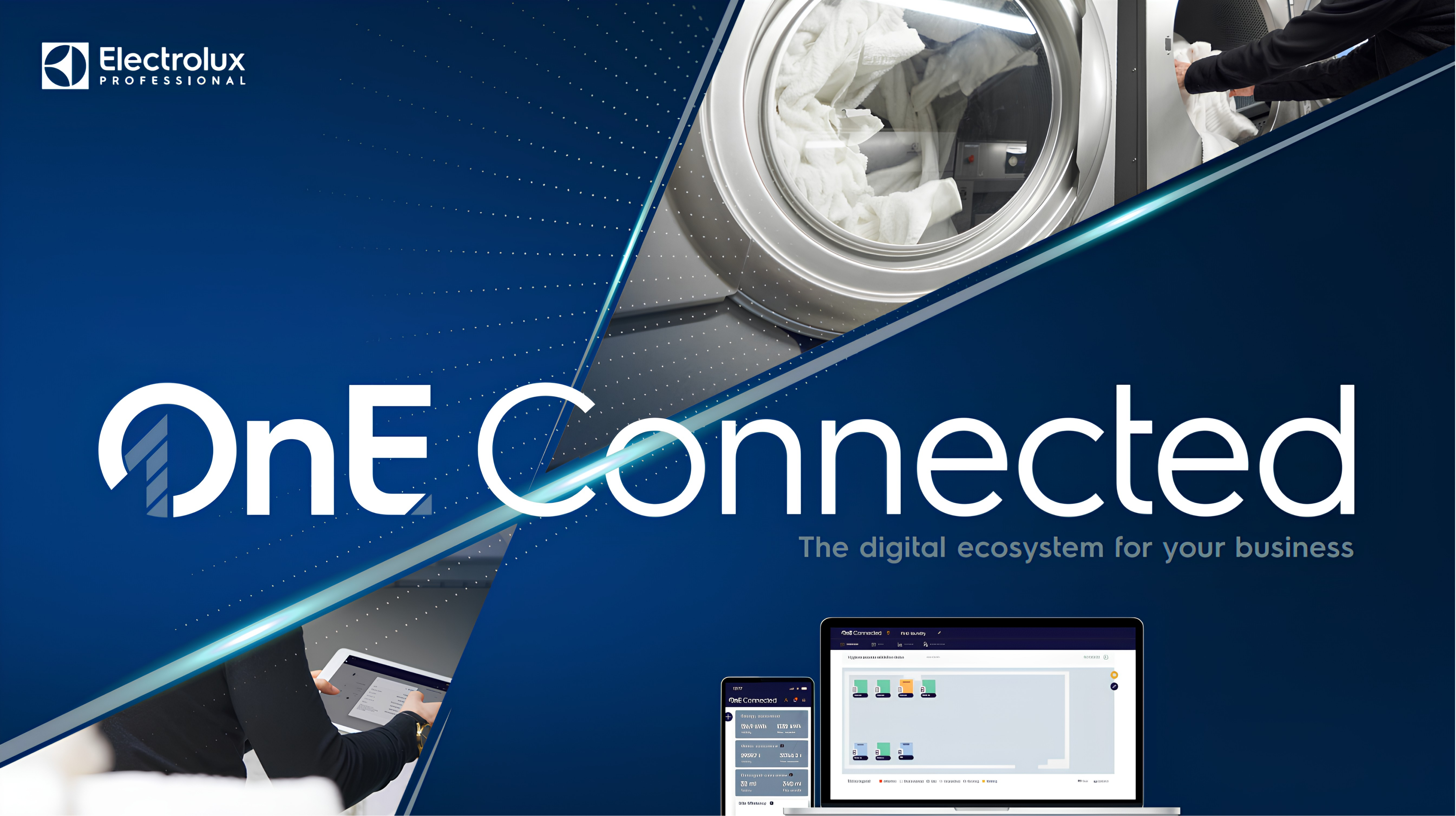 OnE Connected laundry dashboard