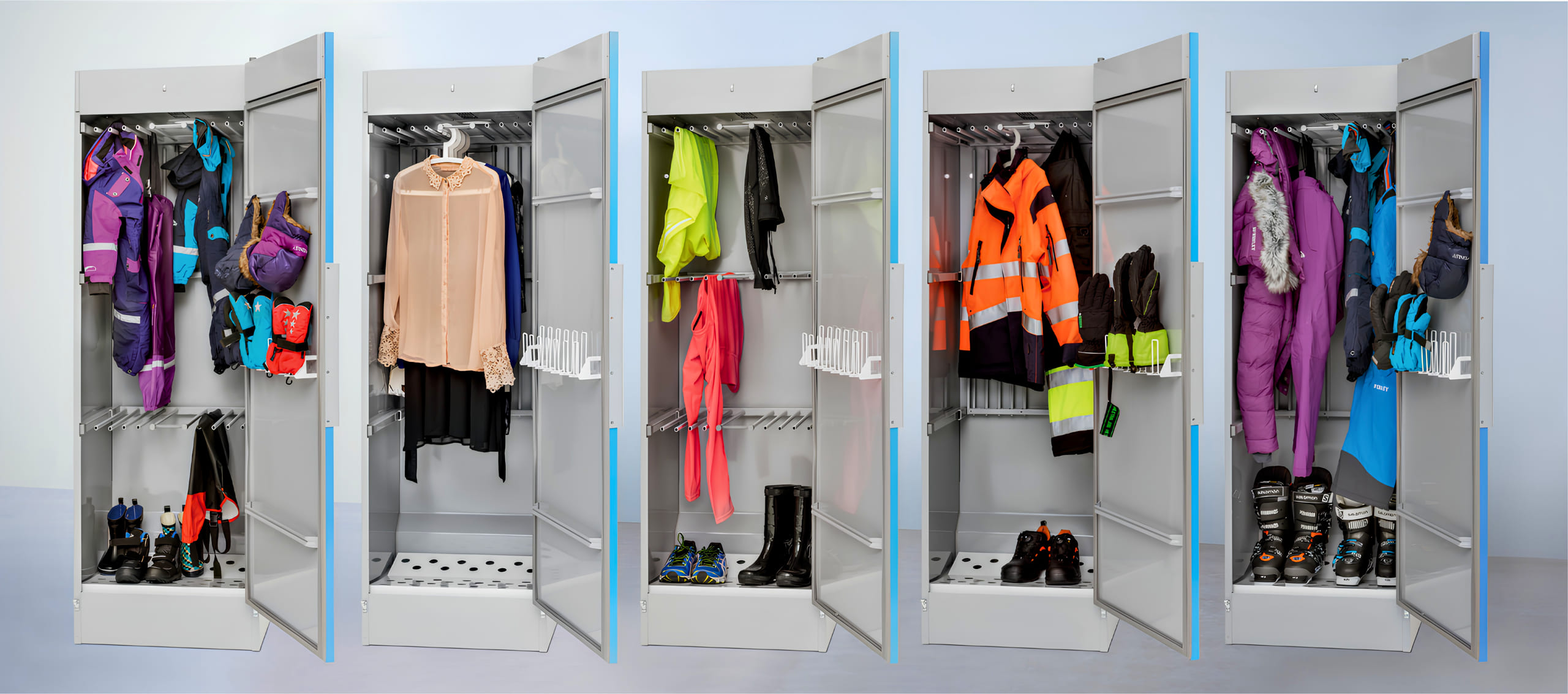 Commercial drying cabinets