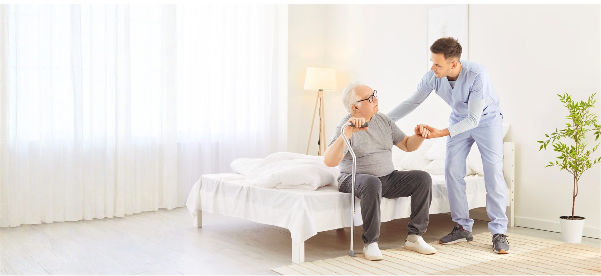Care facility laundry support