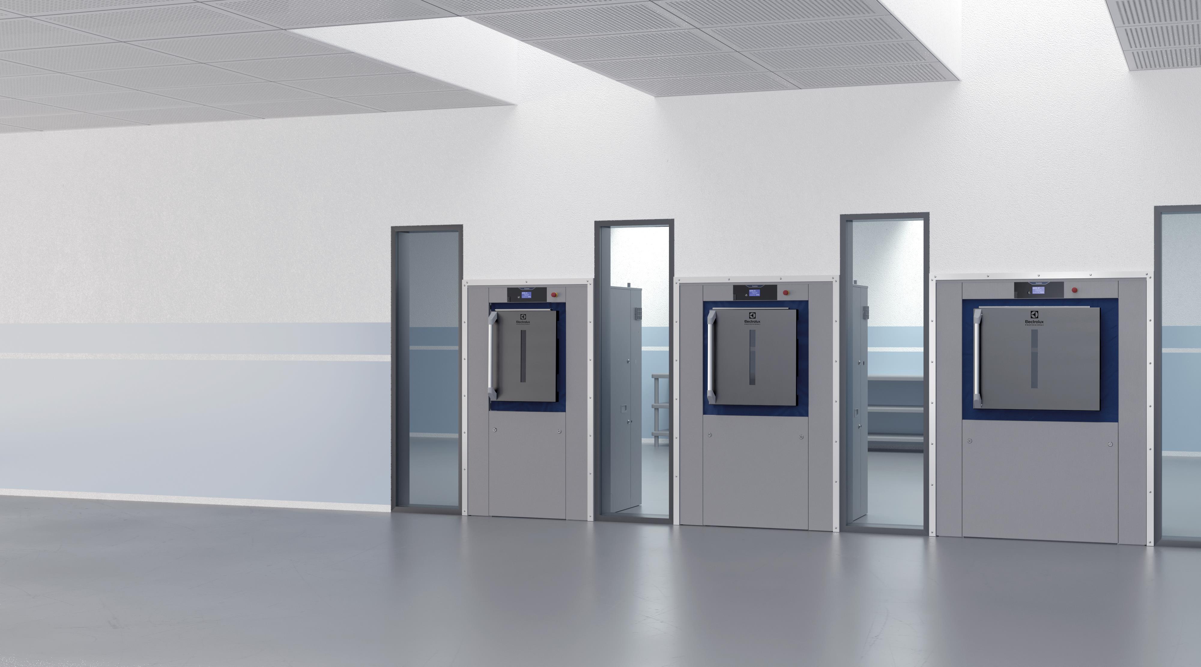 Healthcare laundry room